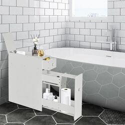 Dulap îngust Costway HW53995WH (White) Thumb