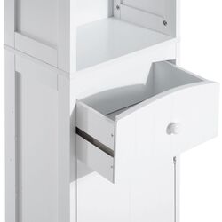 Пенал Homcom 834-077 35x24x170 cm (White) Thumb