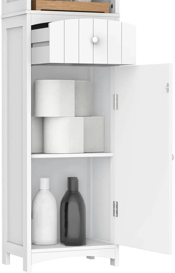 Пенал Homcom 834-077 35x24x170 cm (White)