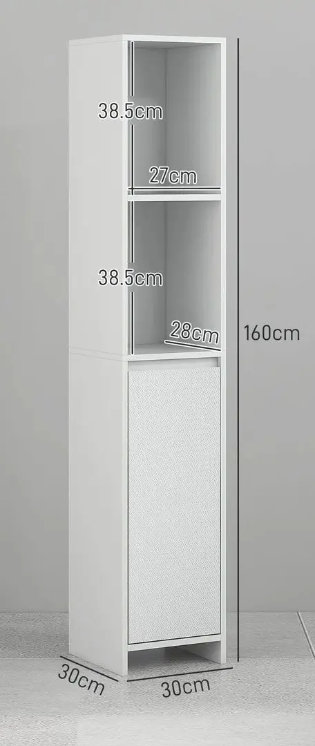 Penal Homcom 834-717V80WT 30x160 cm (White)