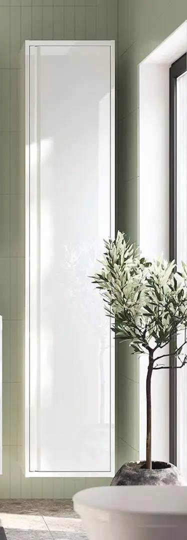 Penal Ikea Angsjon cu usi 40x35x195 (Lucios Alb)