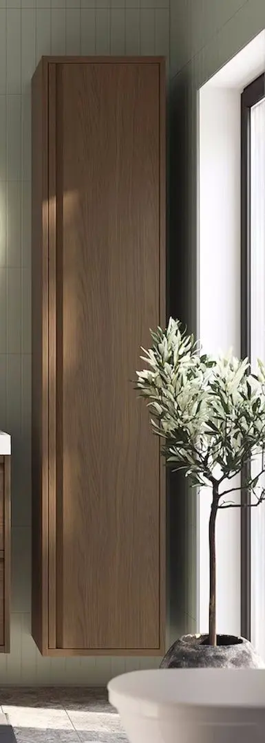 Penal Ikea Angsjon cu usi 40x35x195 (Maro Aspect Stejar)