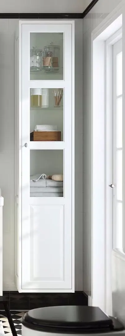 Penal Ikea Tannforsen cu usi 40x35x195 (Alb)