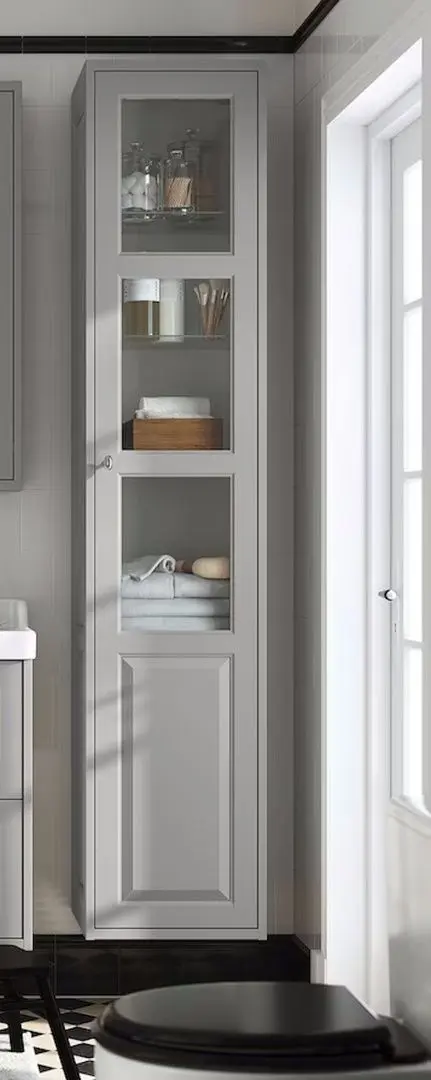 Penal Ikea Tannforsen cu usi 40x35x195 (Gri)