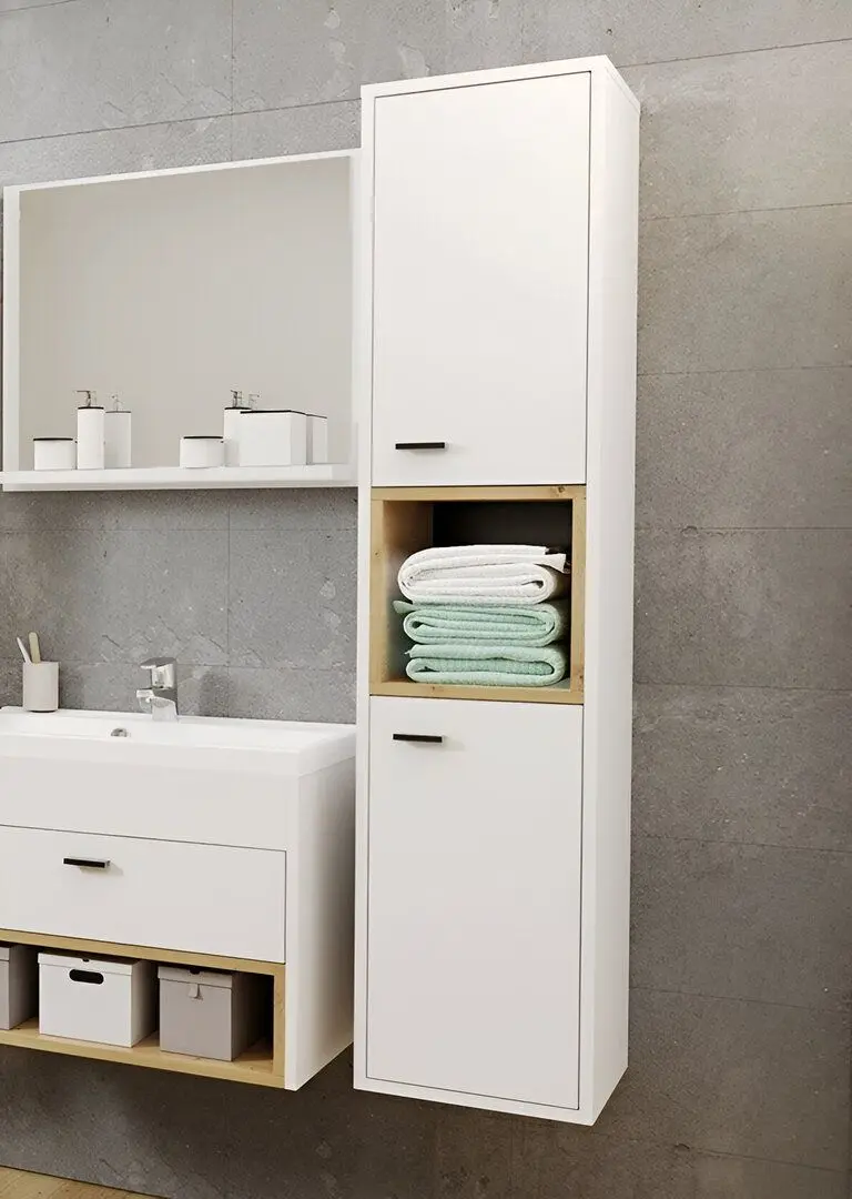 Penal Mirjan24 Olier 30x133 (White/Artisan Oak)