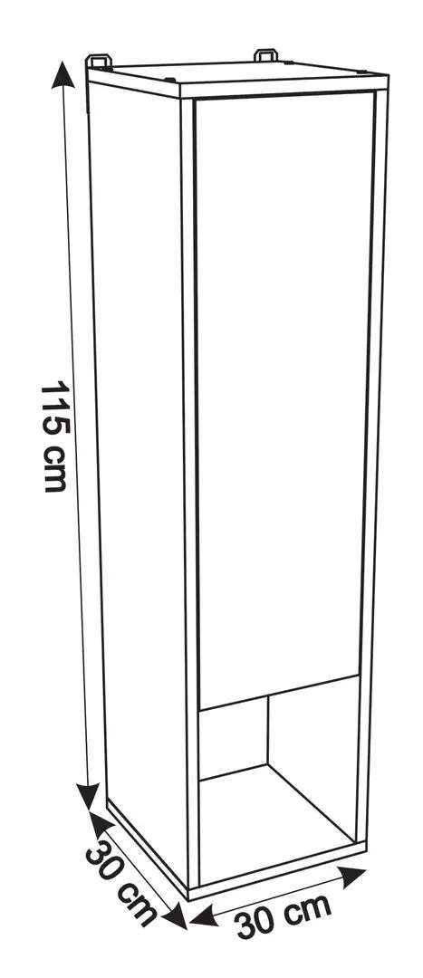 Penal Sanelit 151 Bianco F 300x1150 (White/Gray)