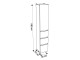 Penal Sanelit 155 Bianco F 350x1900 (White/Gray)