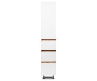 Пенал Sanelit 155 Sirius F 350x1900 (White/Wood)