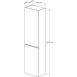 Penal suspendat Supraten Puatu 41x160 R (White) Thumb
