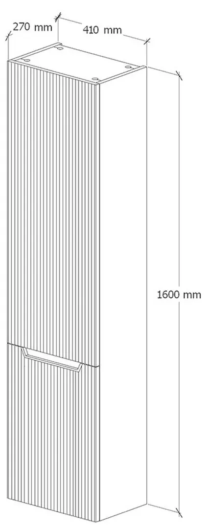 Пенал Supraten Andra Right (Grey)