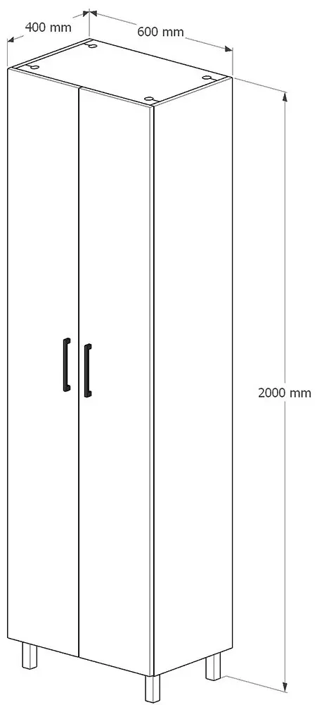 Penal Supraten Aquitania 60x200 (White)