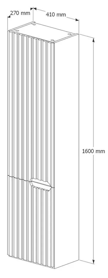 Пенал Supraten Bordo Right (White)