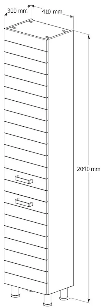Penal Supraten Limoj 41x204 R (White)