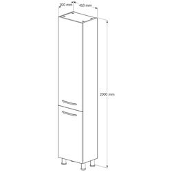 Penal Supraten Nantes 41x200 R (White) Thumb