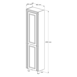 Penal Supraten Napoleon Right (White-Silver) Thumb