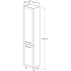 Penal Supraten Normandia 41x200 R (White) Thumb