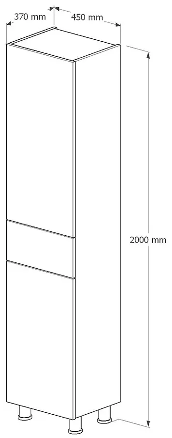 Penal Supraten Puatu 45x200 L (White)