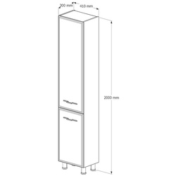 Penal Supraten Uaza 41x200 R (White) Thumb