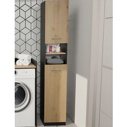 Пенал TopEshop Marbela (Anthracite/Artisan Oak)