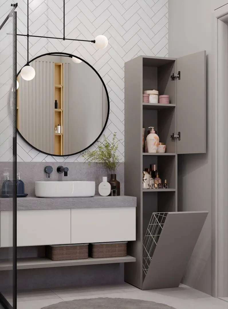 Пенал TopEshop Nel III (Grey Clay)