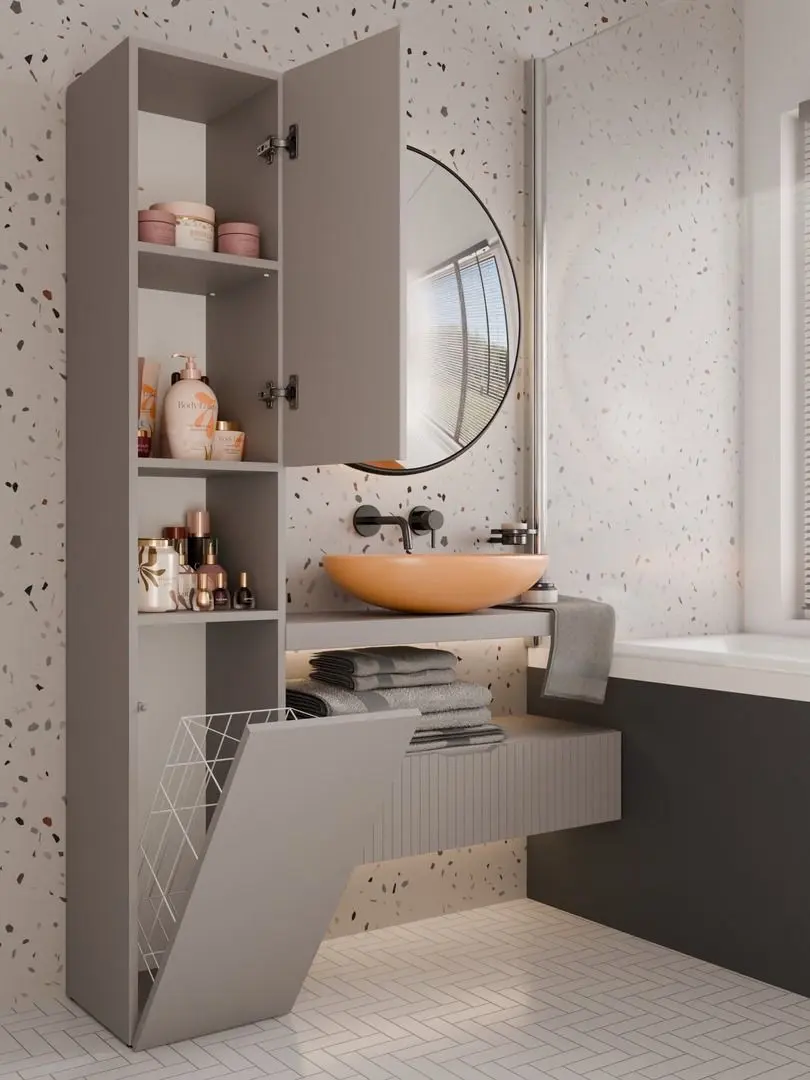 Пенал TopEshop Nel III (Grey Clay)