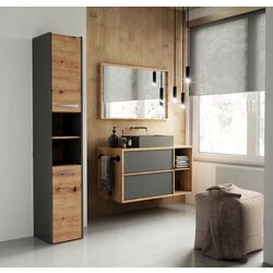 Пенал TopEshop S30 (Anthracite/Artisan Oak)