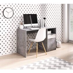 Masa de birou Yasen Karla KL1 (Woodcon/White) Thumb