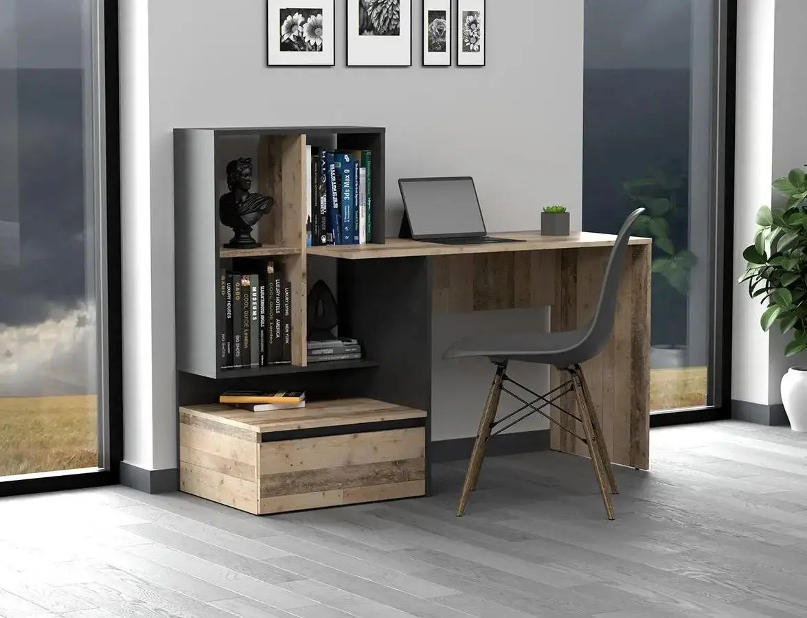 Masa de birou Yasen Paco PC2 (Old Style Light/Matera)