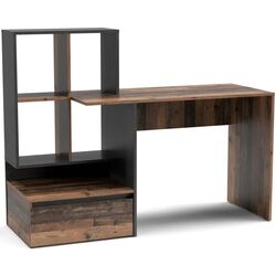 Masa de birou Yasen Paco PC2 (Old Style Dark/Matera) Thumb