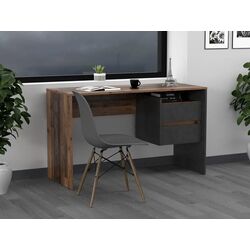 Masa de birou Yasen Paco PC3 (Old Style Dark/Matera)