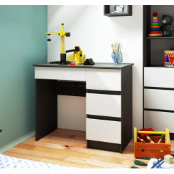 Masa de birou Akord A-7 90cm Right (Graphite Grey/White)