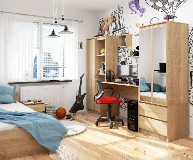 Masa de birou Akord B-17 120 (Sonoma Oak)