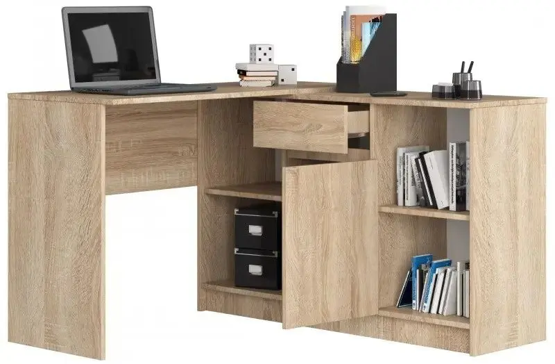 Masa de birou Akord B-17 (Sonoma Oak)