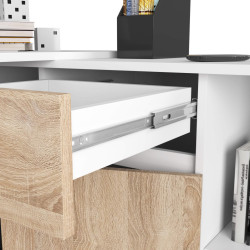 Письменный стол Akord B-17 (White/Sonoma Oak) Thumb