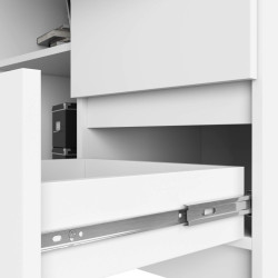 Письменный стол Akord B16 124см 3SZ Right (White) Thumb