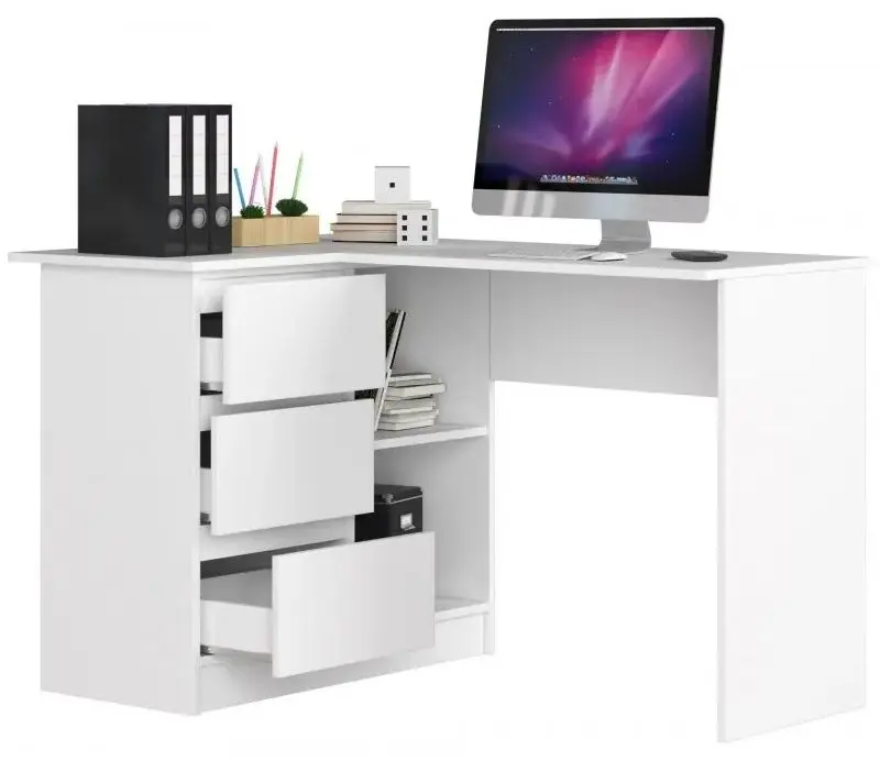 Письменный стол Akord B16 Left (White) - 5