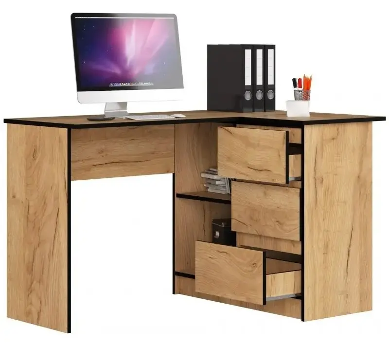 Письменный стол Akord B16 Right (Craft Oak)