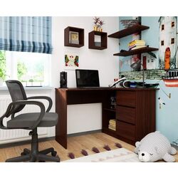 Masa de birou Akord B16 Right (Wenge) Thumb