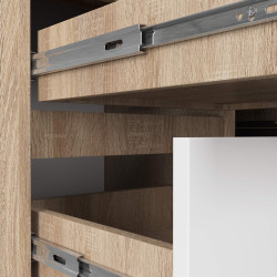 Masa de birou Akord B20 155cm Left (Sonoma/White) Thumb