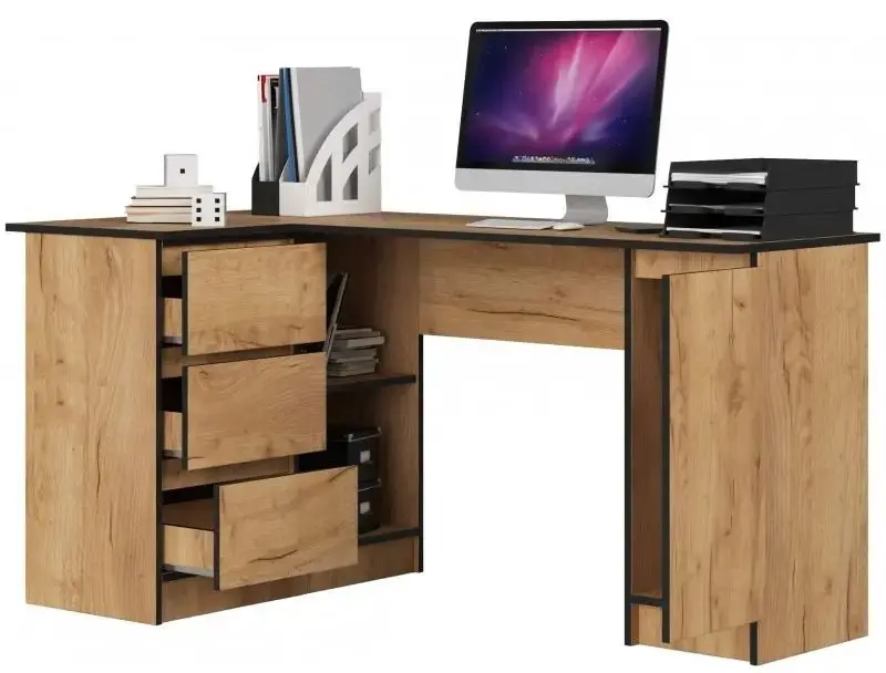 Письменный стол Akord B20 Left (Craft Oak)