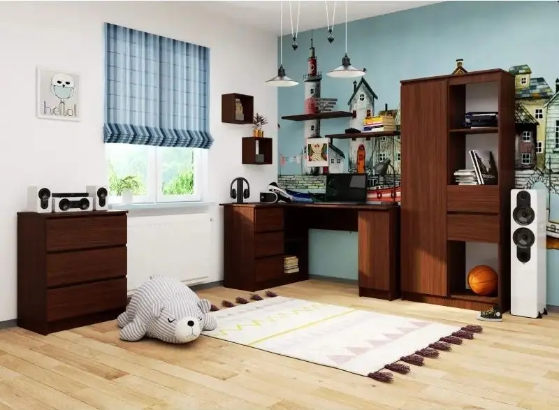 Masa de birou Akord B20 Left (Wenge)