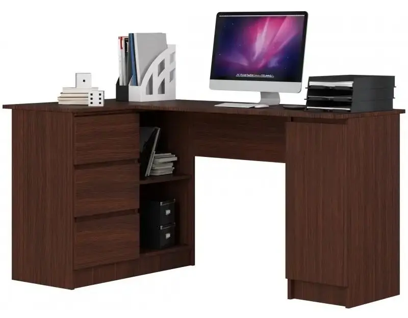 Masa de birou Akord B20 Left (Wenge)