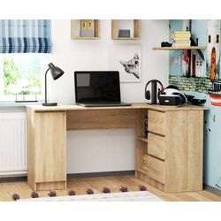 Masa de birou Akord B20 Right (Sonoma Oak) Thumb