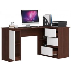 Письменный стол Akord B20 Right (Wenge/White) Thumb