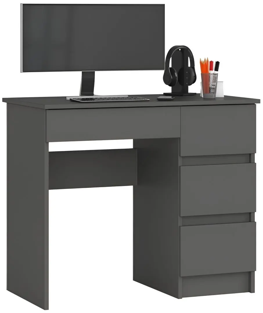 Masa de birou Akord A-7 90 Right (Graphite Gray)
