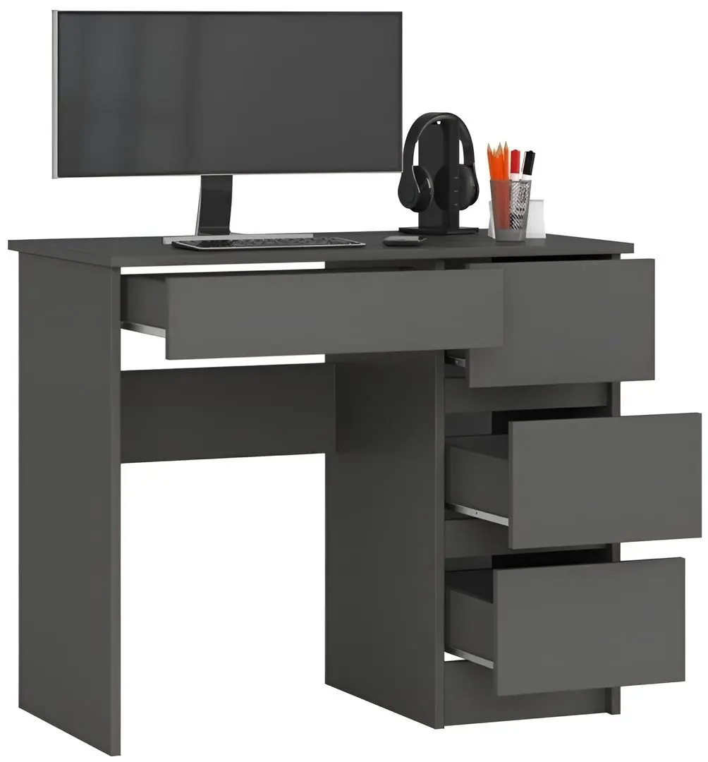 Masa de birou Akord A-7 90 Right (Graphite Gray)