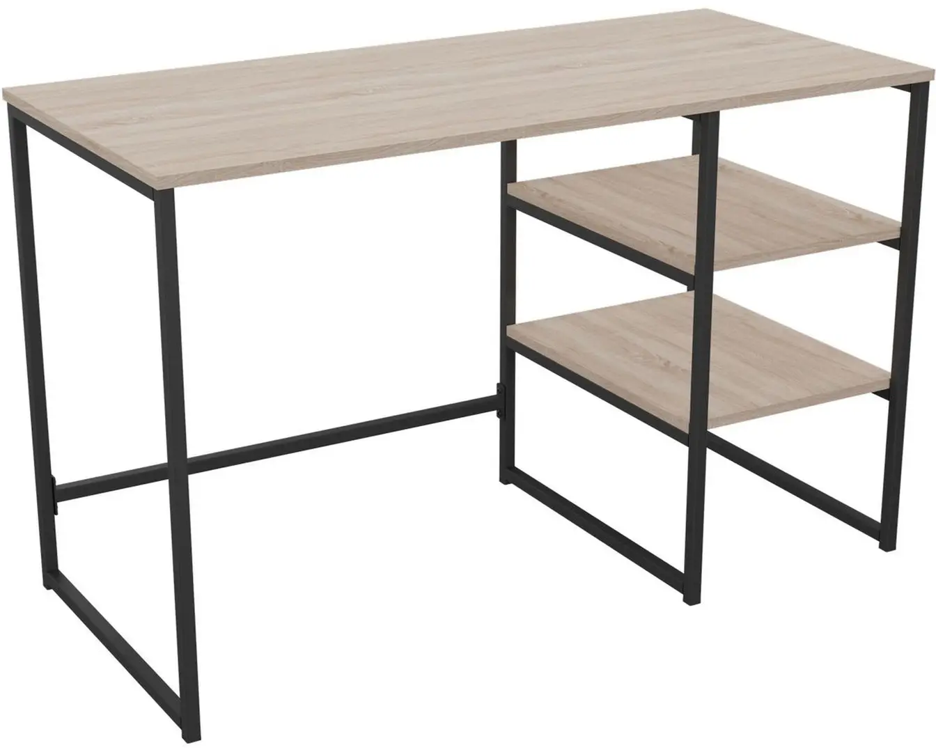 Masa de birou AMF Jet JT1200 (Sonoma Oak/Black)