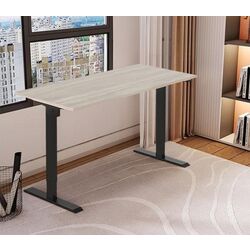 Masa de birou reglabila AMF ET114 70x140 (Gray/Black)