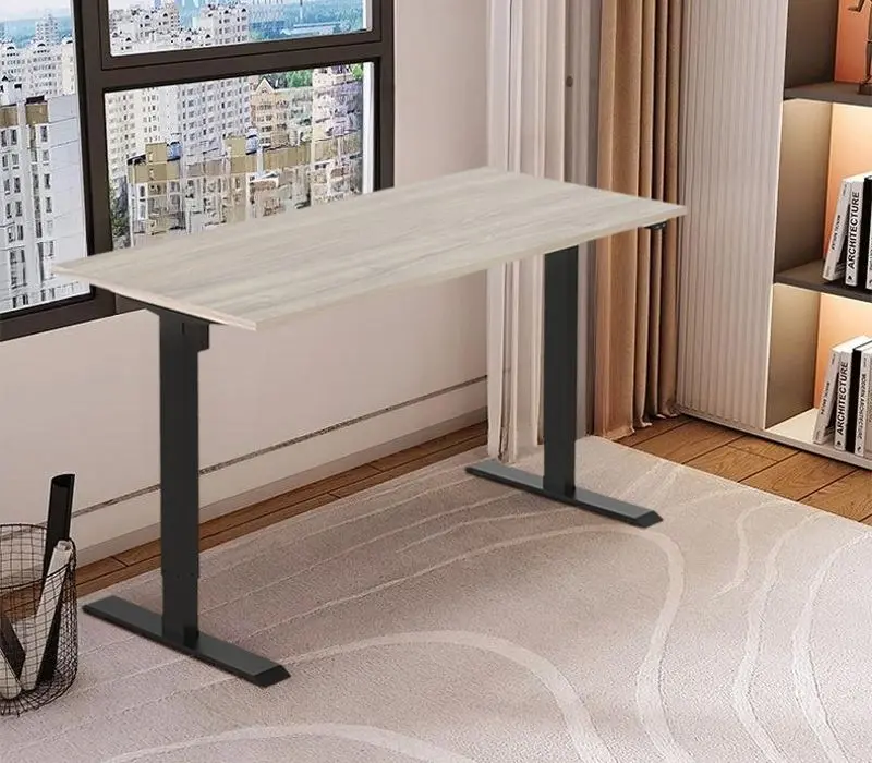 Письменный стол регулируемый AMF ET114 70x140 (Gray/Black)