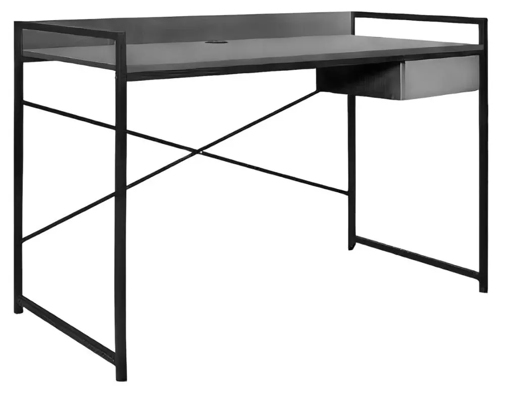 Стол письменный AMF Oxford (Black/Gray)